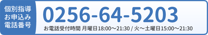 お問い合わせは0256-64-5203まで