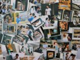 さまざまな写真が掲示